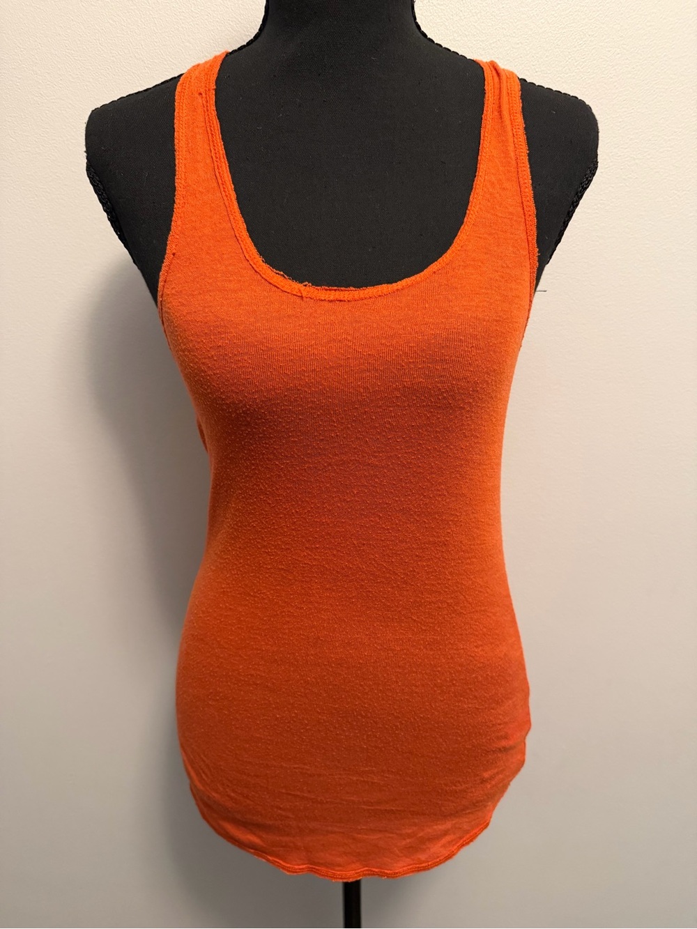 BB Dakota Bright Orange Scoop-Neck Tank